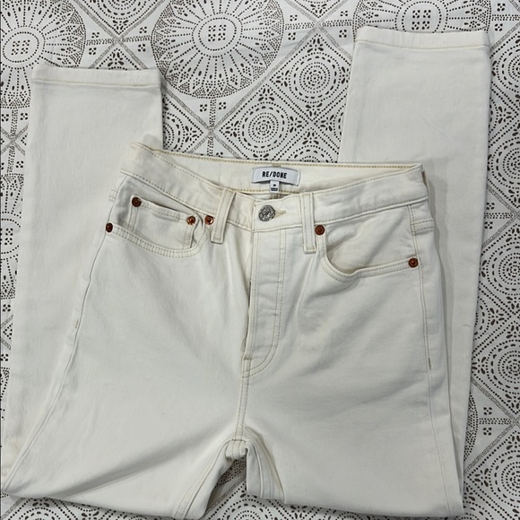 Re/Done Women's white Jeans size 25 - Picture 1 of 5